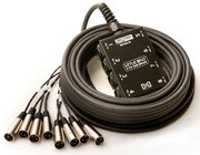Hosa SH8X0-50 50 ft. "Little Bro'" Sub Snake (8 x XLR Send, No Returns)