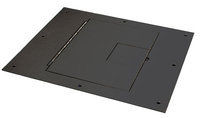 FSR FL500P-BLK-C Floor Box Cover with Hinged Door