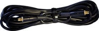 Que Audio DACAA1L-QUE 6 ft. Black Compact Connector Cable