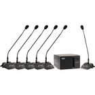 Anchor CM-6 CouncilMAN Package with 5 Delegate Microphones and 1 Chairman Microphone