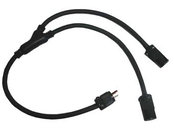 Caldwell Bennett 2FER-MED-2FED Y Power Cable, 1 Male Eidson - 2 Female Edison