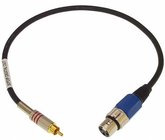 Lynx Studio Technology CBL-XFDR18 XLR F to RCA M S/PDIF 18-inch Adapter Cable
