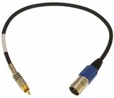 Lynx Studio Technology CBL-XMDR18 XLR Male to RCA Male S/PDIF 18" Adapater Cable