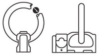 EAW FC800R Fly Clip with Ring for EAW Fly Track
