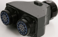 Lex DB20A-19MFF LSC19 Pin 6-Circuit Splitter 20 Amp 19-Pin 6-Circuit Splitter