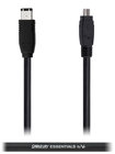 Cable Up FW4-FW6-6 6 ft 4-Pin to 6-Pin IEEE 1394 FireWire 400 Cable