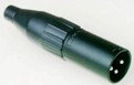 Amphenol AC3MB-AU XLR Male, Gold Contacts