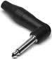 Amphenol TM2RB-AU Plug, Phone, 1/4", Mono, Right Angle