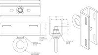 Allen PM-SAFETY-6DOWN Safety Anchor Pole Bracket for Polestar