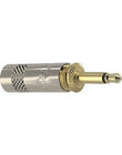REAN NYS226G 1/8" TS Cable Connector, Gold Contact