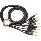 Mogami GOLD-DB25-TRS-05 5 ft. 8 Channel DB25 to TRS Analog I/O Snake Cable