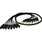 Mogami GOLD8-TRS-XLRF-25 25 ft. 8-Channel XLR-F-TRS Fan-Out Snake