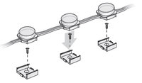 Philips Color Kinetics 101-000058-00  Single Node Mount, iColor Flex 