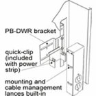 Middle Atlantic PB-DWR Mounting Bracket for Power Strips in SR and DWR Racks