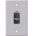 PanelCrafters PC-G1760-E-P-C Single Gang 1 USB Wall Plate