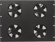 Lowell FW4-7  Four 4.7" Whisper Fan Panel, 7 Rack Units, Fan Guards