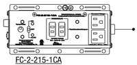 Middle Atlantic FC-2-215-1CA Thermostatic Fan Control Module with (2) Always On Outlets