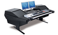 Argosy D15K-DR803-B-B Dual 15K Workstation, Black Trim Panels