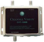 Channel Vision CVT-15WB Channel Vision CVT-15WB 15dB RF Amplifier for Standard and Wide Bandwidth CATV Systems