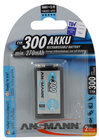 Ansmann USA 9V-RECHARGEABLES-300 9V Rechargeables 300 Rechargable 300 mAh 9-Volt Battery