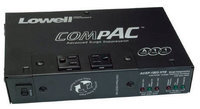 Lowell ACSP-1502-VTE Compact Surge Suppressor, 15A, 2 Outlets, Over/Under Protection, Detachable Cord