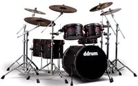 ddrum HYBRID-6 Hybrid 6 Piece Hybrid Acoustic Drum Kit with Acoustic Pro Triggers