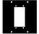 Middle Atlantic Products 1ELCO90 UCP Connector Panel, Multipin Elco Punchouts for 90-Pin Connectors