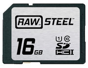 Hoodman RAWSDHC16GBU1 16GB RAW STEEL Ultra High Speed UHS-1 Card