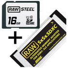 Hoodman SXSKIT16U1 RAW STEEL Adapter Kit, RAWSDHC16GBU1 10 & SXS