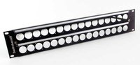 Switchcraft QGPK2B440 1.5RU Empty QG Panel with 1x16 E Series Knockouts