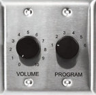 Lowell CS650-SS Volume Control with Selector Switch (Standard/Stainless)