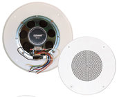 Lowell R1810-72K 8" Speaker/Grille Assembly with VC Knob, 15W, 70V/25V, White Grille