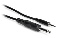 Hosa CMP110 MonoAudioInterconnectCable Balanced 1/8" Male to Unbalanced 1/4" Male, 10 Feet
