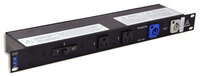 Lex PRM1UN-8CA 1RU Rack Mount Power Distribution, PowerCON In/Thru to Edisons