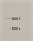Leprecon 90-03-6151 APC-1 1-Button Wall Panel with Off Button