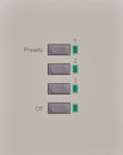 Leprecon 90-03-6152 APC-3 3-Button Wall Panel with Off Button