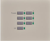 Leprecon 90-03-6153 APC-6 6-Button Wall Panel with Off Button
