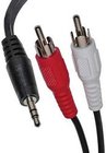 BTX YA-J899B  6' 3.5mm Stereo to RCA Cable