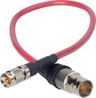 Laird Digital Cinema RD1-DINBF-1RD Red 1 ft. Red One Camera 3G-SDI DIN 1.0/2.3 to BNC Female Adapter Cable