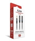 IK Multimedia ILINE-HP-SPLITTER iLine Headphone Splitter 1/8” stereo male to 2 x 1/8” stereo female