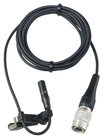 Audio-Technica AT898CW Subminiature Lavalier Microphone, Cardioid, Condenser, Less Power Module, Terminated with Locking 4-Pin for A-T UniPak Wireless Systems