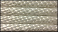 All Line Rope CDB040-3002-4242 3000 ft of 1/8" Diamond Braid Unglazed Spun White Cotton Tie Line