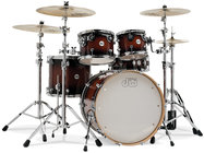 DW DDLG2215TB Design Series 5 Piece Shell Pack in Tobacco Burst Finish