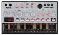Korg Volca Bass Analog Bassline Synthesizer Module with Ribbon Controller and 16-Step Sequencer 