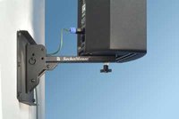 Allen SM-075ASB Stowable Speaker Mount, Pan and Tilt Adjustable, Black