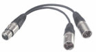 Bescor XLR-YM 4-Pin XLR-F to 2x 4-Pin XLR-M Y Cable