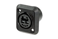 Neutrik NO2-4FDW-A opticalCON DUO Chassis Connector in Black