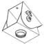 Peerless ACC556-PEERLESS Adapter for Cathedral Ceiling Projector/Monitor Mounts