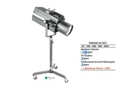 Lycian 1206HY Midget Follow Spot with Hanging Yoke