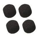 Shure RK261BWS Small Foam Windscreens for Select Mics, 4 Pack, Black